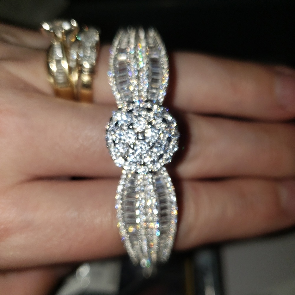 Ladies Solid Sterling Silver Tiara Bracelet NWT